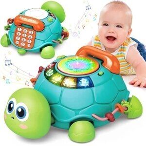 Baby Toys Musical Turtle Toy Learning Educational Light Sound Birthday Infant